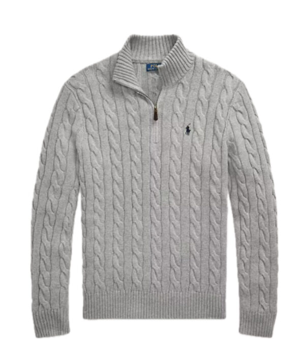 Ralph Lauren Half Zip sweater - Grey